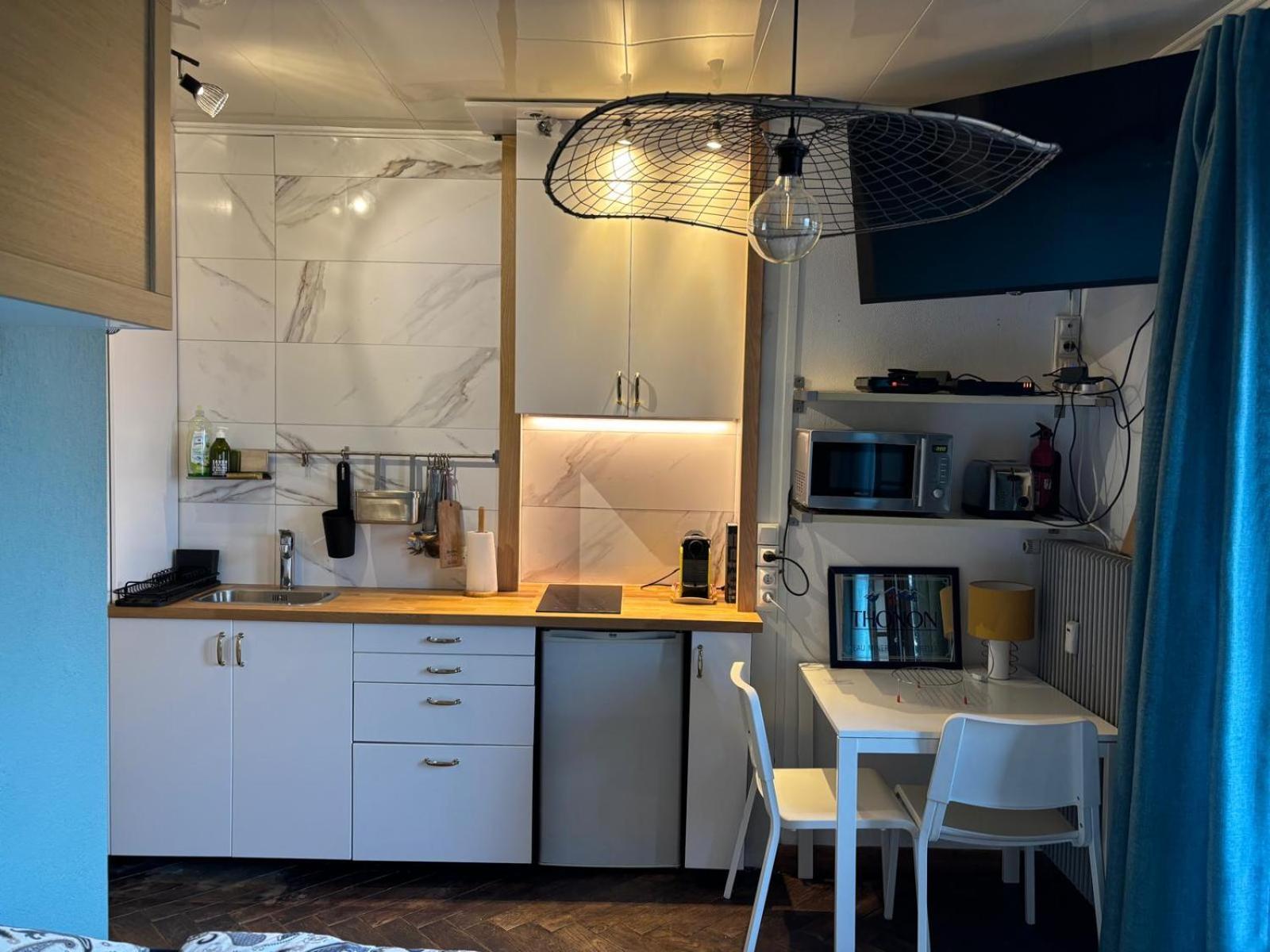 Petit Studio Hyper Centre Vue Lac Thonon-O-Phil-De-L-Eau Dış mekan fotoğraf
